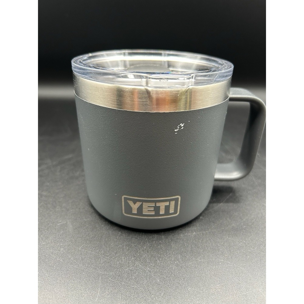 Yeti Rambler 14 oz Stackable Mug Charcoal Atlantic Visiting Nurse